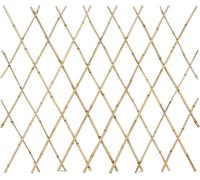 BURI Bambou Spalier de jardin pliable Treillis Aide à l'escalade Support de fleurs Protection visuelle