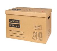 BURI® Carton d'archives pour Actes Carton 5 Classeur Déménagement Carton de Rangement Transport