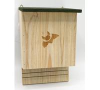 BURI Chauve-souris maison 29x18x13cm nichoir aide à la reproduction bois nourriture nichoir à oiseaux