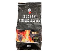 BURI Grill Holzkohle 2x 3kg Qualité Premium Charbon de Bois pour Barbecue