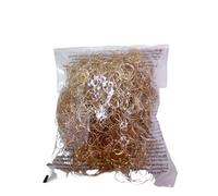 BURI Guirlande de cheveux d'ange bouclés - Décoration de Noël - 15 g - Couleur : or