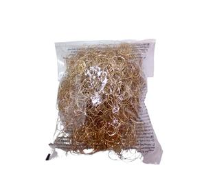 BURI Guirlande de cheveux d'ange bouclés - Décoration de Noël - 15 g - Couleur : or