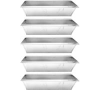 BURI Jardinière pour euro-palettes 1-6 pièces zinguée noire balcon Jardinière, Variante:Métal zingué - 5 pièces