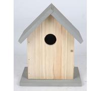 BURI Nichoir Nichoir pour mésanges Aide en bois pour la nourriture Petite grotte