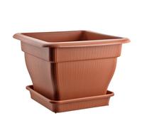 BURI Pot de fleurs XXL - 60 x 60 cm - 70 l - Terracotta - XL