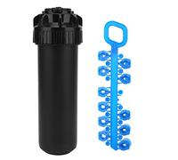 Buried Rotating Nozzle Sprinkler, Garden Irrigation Sprinkler with 40° to 360° Adjustable Spray Angle, Stainless Steel and Engineering Plastic Underground Sprinkler with G3/4" FEMA