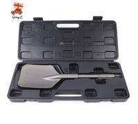 Burin Bêche SDS Max 130 x 400 mm en Acier Forgé, Pelle à Argile Large pour Marteau de Démolition,pour Creuser Sols Durs, Jardinage