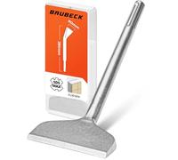 Burin carrelage SDS Max BAUBECK 280 mm - Coudé 10°, trempé, burin plat SDS Max, enlève plâtre/colle, outil perforateur robuste