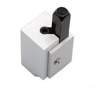 Burin d'angle pour menuiserie pour charnière carrée, mortaisage, outil de sculpture à angle droit, kit manuel en métal noir (argent)
