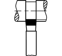 Burin de tournage HM DIN4976 20x20x125mm P25/30 WILKE