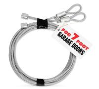 BURIUS Protech Control Paire de câbles tendeurs ressorts de torsion robustes et sûrs pour porte de garage pleine longueur 2,1 m