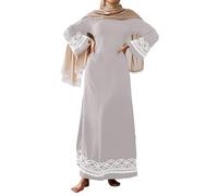 Burka, Abaya Robe de prière musulmane pour femme Burka Islam Vêtements de prière islamiques Abayas Saoudite Caftan Ramadan Robe hijab Robe Dubaï Afghan Taille moyenne