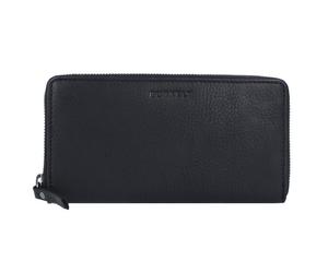 Burkely Antique Avery Porte-monnaie en cuir RFID 20 cm noir