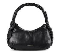 Burkely Braidy Sac à bandoulière Cuir véritable 33 cm noir