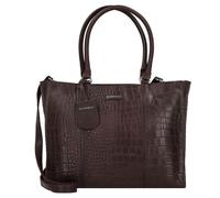 Burkely Cool Colbie Sac de shopper Cuir véritable 35 cm Compartiment ordinateur brun