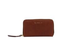 Burkely Cuir Porte-Monnaie Fine Florence Zip Around Wallet Chestnut Brun