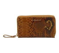 BURKELY Cuir Porte-Monnaie Vintage Veda Zip Around Wallet Python Marron Clair