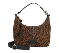 Burkely Cuir sac à épaule bandoulière Animo Crossbody Bag Leopard brun