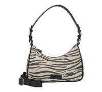 Burkely Cuir sac à épaule bandoulière Animo Shoulderbag Zebra noir écru
