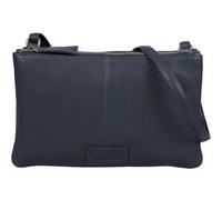Burkely Cuir sac à épaule bandoulière Soft Skylar Double Pocket Zip Navy bleu marine