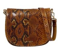Burkely Cuir sac à épaule bandoulière Vintage Veda Satchel Bag Python marron clair