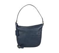 Burkely Natural Norah Hobo Round, Handbag Femme, Bleu, Taille Unique