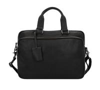 Burkely Antique Avery Porte-documents en cuir 40 cm Compartiment pour ordinateur portable noir