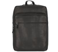Burkely Antique Avery Sac à dos en cuir 44 cm pour ordinateur portable noir
