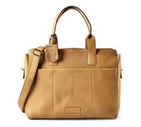 Burkely Soft Skylar Sac de shopper Cuir véritable 40 cm Compartiment ordinateur brun