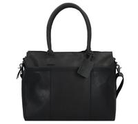 Burkely Vintage Doris Sac à bandoulière en cuir 39 cm Compartiment pour ordinateur portable noir