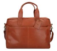 Burkely Vintage River Porte-documents en cuir 41 cm Compartiment pour ordinateur portable brun