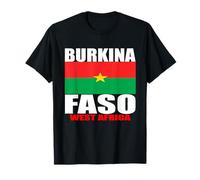 Burkina Faso : Burkinabé Burkina Faso Femmes Drapeau Burkina Faso T-Shirt