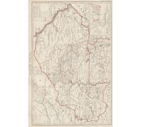 Burkina Faso Map Journal: Vintage Map Notebook