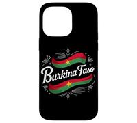 Burkina Faso National Flag Country Pride Coque pour iPhone 14 Pro Max