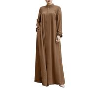 Burkini Femme Abaya Musulmane Robe Tenue De Priere Prière Islamique À Manches Longues Ornella Caftan Dubai Luxe Musulman Djellaba Marocaine Jilbeb 1 Piece pour Mariage Kaftan Jilbab Boubou Africain