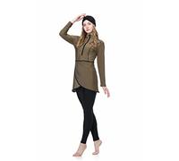 Burkini hijab Ziyimaoyi musulman - Modeste - Pour filles et femmes, femme, Café, x-large
