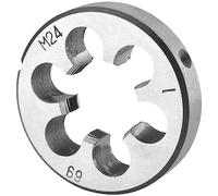 Burkit Matrice de filetage métrique M24 x 1, filetage de machine M24 x 1,0, main droite