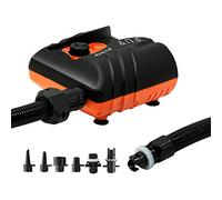 burko Pompe à air électrique,Pompe à air électrique 16PSI compresseur d'air haute pression portable Mini gonfleur de pneu 110W pour stand up paddle Board gonflable bateau de piscine