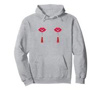 Burlesque Lèvres Seins Téton Pompon Burlesque Dancer Sweat à Capuche