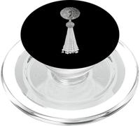 Burlesque Tassel Pastie Noir et Blanc Glamour N°2 Numéro 2 PopSockets PopGrip pour MagSafe
