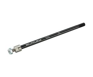 Burley Axe de remorque de vélo, Argent, M12 x 1,5-197 mm.