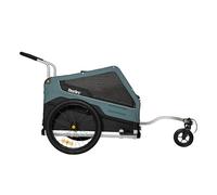 Burley Bark Ranger Remorque de vélo Unisexe pour Adulte Noir/Bleu Taille Unique