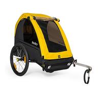 Burley Bee Two Seater Bike Trailer Doré Max 45 kg Garçon Black / Yellow