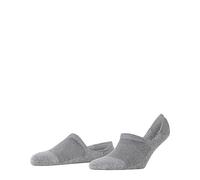 Burlington Athleisure W In respirantes unies 1 paire, Chaussettes invisibles Femme, Gris Light Grey Melange 3775, 35-38