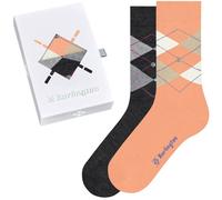 Burlington Aux femmes Basic Gift Box Argyle Coton Chaussettes - Orange
