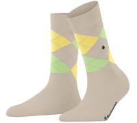 Burlington Aux femmes Covent Garden Argyle Coton Chaussettes - Beige