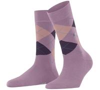 Burlington Aux femmes Marylebone Argyle La laine Chaussettes - Violet