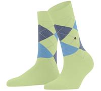 Burlington Queen W So coton fantaisie 1 paire, Chaussettes Femme, Vert Lemon 7498-O, 36-41