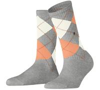 Burlington Aux femmes Rib Courtside Argyle Coton Chaussettes - Gris