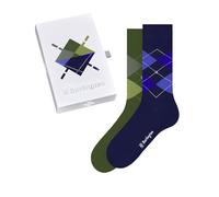 Burlington Basic Gift Box M So coton fantaisie lot de 2 paires, Chaussettes Homme, Multicolore Metal 0079, 40-46